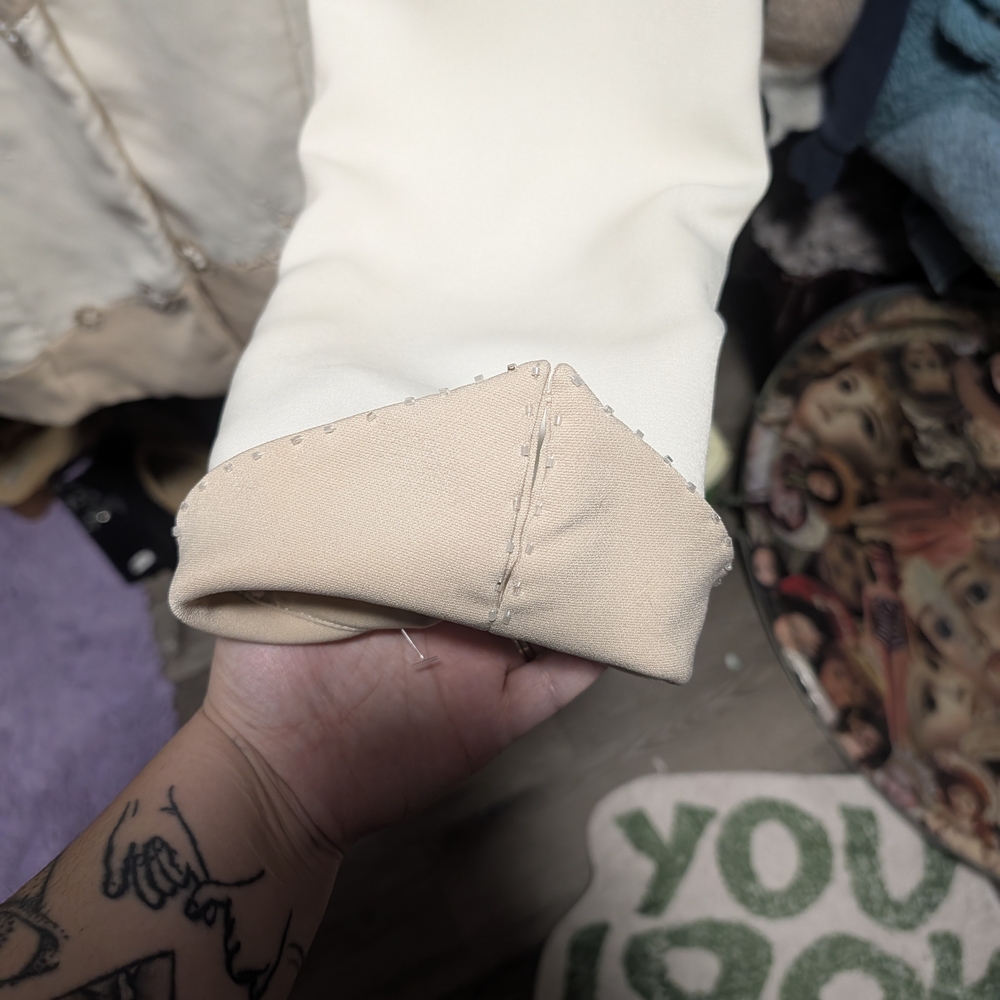 Stunning Beige And Cream Beaded Blazer - Picture 5 of 10